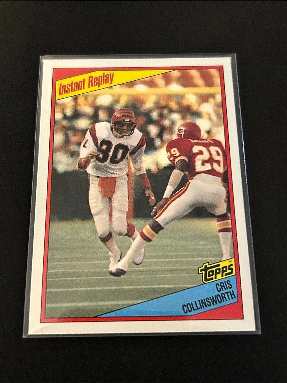 Topps Cris Collinsworth #38 Instant Replay Football Card
